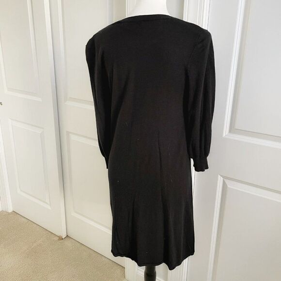 French Connection Black Sweater Dress 12 - Picture 3 of 5